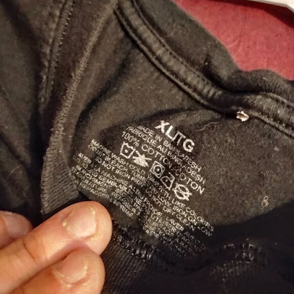 Men's Black XL Tragically Hip Band Concert T-Shirt Man Machine Poem Gord Downie - Picture 3 of 4